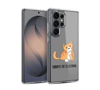 Head Case Designs Officially Licensed Beth Wilson Therapist Doodle Cats 2 Gel Case [Military Grade Protection] Compatible with Samsung Galaxy S26 Ultra and Compatible with MagSafe