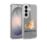 Head Case Designs Officially Licensed Beth Wilson Therapist Doodle Cats 2 Gel Case [Military Grade Protection] Compatible with Samsung Galaxy S26 and Compatible with MagSafe