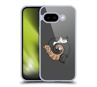 Head Case Designs Officially Licensed Beth Wilson Three Triskelion Doodle Cats 2 Gel Case [Military Grade Protection] Compatible With Google Pixel 9A