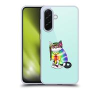 Head Case Designs Officially Licensed Beth Wilson Tie Dye Hippy Doodlecats Gel Case [Military Grade Protection] Compatible With Samsung Galaxy A36 5G