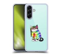 Head Case Designs Officially Licensed Beth Wilson Tie Dye Hippy Doodlecats Gel Case [Military Grade Protection] Compatible With Samsung Galaxy A56 5G