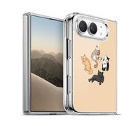 Head Case Designs Officially Licensed Beth Wilson Washing Time Doodle Cats 2 Gel Case [Military Grade Protection] Compatible with Apple iPhone Duo and Compatible with MagSafe