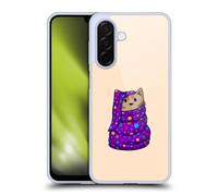 Head Case Designs Officially Licensed Beth Wilson Wrapped Up Blanket Doodlecats Gel Case [Military Grade Protection] Compatible With Samsung Galaxy A26 5G