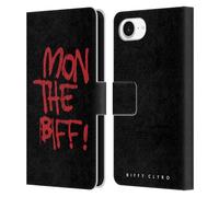 Head Case Designs Officially Licensed Biffy Clyro Mon The Biff Graphics Leather Wallet Case Compatible With Apple iPhone 16e