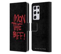 Head Case Designs Officially Licensed Biffy Clyro Mon The Biff Graphics Leather Wallet Case Compatible With Samsung Galaxy S21 Ultra 5G