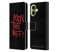 Head Case Designs Officially Licensed Biffy Clyro Mon The Biff Graphics Leather Wallet Case Compatible With Apple iPhone 17