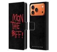 Head Case Designs Officially Licensed Biffy Clyro Mon The Biff Graphics Leather Wallet Case Compatible With Apple iPhone 17 Pro Max