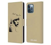 Head Case Designs Officially Licensed Billie Eilish Album Image Happier Than Ever Leather Wallet Case Compatible With Apple iPhone 12 Pro Max