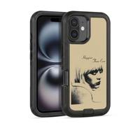 Head Case Designs Officially Licensed Billie Eilish Album Image Happier Than Ever Ultra-Armoured Shockproof Case [Military Grade Protection] Compatible With Apple iPhone 16