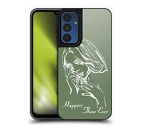Head Case Designs Officially Licensed Billie Eilish Album Stencil Green Happier Than Ever Gel Armour Case [Military Grade Protection] Compatible With Samsung Galaxy A15