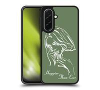 Head Case Designs Officially Licensed Billie Eilish Album Stencil Green Happier Than Ever Gel Armour Case [Military Grade Protection] Compatible With Samsung Galaxy A36 5G