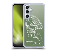 Head Case Designs Officially Licensed Billie Eilish Album Stencil Green Happier Than Ever Gel Case [Military Grade Protection] Compatible with Samsung Galaxy S23 FE 5G and Compatible with MagSafe