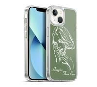 Head Case Designs Officially Licensed Billie Eilish Album Stencil Green Happier Than Ever Gel Case [Military Grade Protection] Compatible With Apple iPhone 13