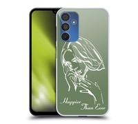 Head Case Designs Officially Licensed Billie Eilish Album Stencil Green Happier Than Ever Hard Back Case Compatible With Samsung Galaxy A15