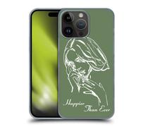 Head Case Designs Officially Licensed Billie Eilish Album Stencil Green Happier Than Ever Hard Back Case Compatible With Apple iPhone 15 Pro Max