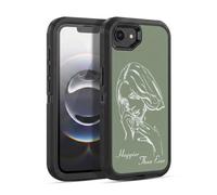 Head Case Designs Officially Licensed Billie Eilish Album Stencil Green Happier Than Ever Ultra-Armoured Shockproof Case [Military Grade Protection] Compatible With Apple iPhone 16e / iPhone 17e