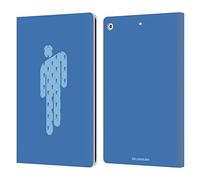 Head Case Designs Officially Licensed Billie Eilish Blohsh Blue Key Art Leather Wallet Case Compatible With Apple iPad 10.2 2019/2020/2021