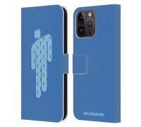 Head Case Designs Officially Licensed Billie Eilish Blohsh Blue Key Art Leather Wallet Case Compatible With Apple iPhone 15 Pro Max