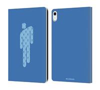 Head Case Designs Officially Licensed Billie Eilish Blohsh Blue Key Art Leather Wallet Case Compatible With Apple iPad 10.9 (2022/2025)