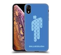 Head Case Designs Officially Licensed Billie Eilish Blohsh Blue Key Art Soft Gel Case [Military Grade Protection] Compatible With Apple iPhone XR