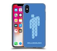 Head Case Designs Officially Licensed Billie Eilish Blohsh Blue Key Art Soft Gel Case [Military Grade Protection] Compatible With Apple iPhone X/iPhone XS