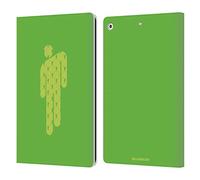 Head Case Designs Officially Licensed Billie Eilish Blohsh Green Key Art Leather Wallet Case Compatible With Apple iPad 10.2 2019/2020/2021