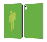 Head Case Designs Officially Licensed Billie Eilish Blohsh Green Key Art Leather Wallet Case Compatible With Apple iPad 10.9 (2022/2025)