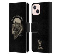 Head Case Designs Officially Licensed Black Sabbath US Tour 78 Key Art Leather Wallet Case Compatible With Apple iPhone 13
