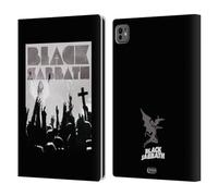 Head Case Designs Officially Licensed Black Sabbath Victory Key Art Leather Wallet Case Compatible With Apple iPad Pro 11 M4 2024
