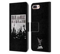 Head Case Designs Officially Licensed Black Sabbath Victory Key Art Leather Wallet Case Compatible With Apple iPhone 7 Plus/iPhone 8 Plus