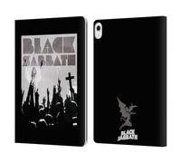 Head Case Designs Officially Licensed Black Sabbath Victory Key Art Leather Wallet Case Compatible With Apple iPad Air 13 2024/2025