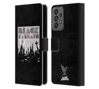 Head Case Designs Officially Licensed Black Sabbath Victory Key Art Leather Wallet Case Compatible With Samsung Galaxy A73 5G (2022)