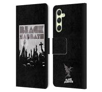 Head Case Designs Officially Licensed Black Sabbath Victory Key Art Leather Wallet Case Compatible With Samsung Galaxy A54 5G