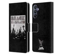 Head Case Designs Officially Licensed Black Sabbath Victory Key Art Leather Wallet Case Compatible With Samsung Galaxy A15
