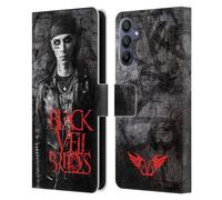 Head Case Designs Officially Licensed Black Veil Brides Andy Band Members Leather Wallet Case Compatible With Samsung Galaxy A15