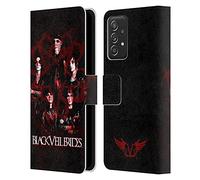 Head Case Designs Officially Licensed Black Veil Brides Group Band Members Leather Wallet Case Compatible With Galaxy A52 / A52s / 5G (2021)