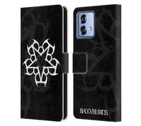 Head Case Designs Officially Licensed Black Veil Brides Logo Band Art Leather Book Wallet Case Cover Compatible With Motorola Moto G84 5G