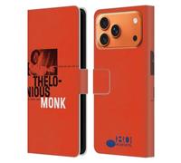 Head Case Designs Officially Licensed Blue Note Records Thelonious Monk Albums 2 Leather Wallet Case Compatible With Apple iPhone 17 Pro Max