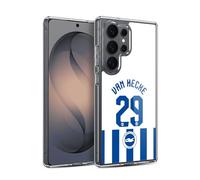 Head Case Designs Officially Licensed Brighton FC Jan Paul van Hecke 2025/26 Players Home Kit Gel Case [Military Grade Protection] Compatible with Samsung Galaxy S26 Ultra and Compatible with MagSafe