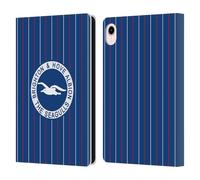 Head Case Designs Officially Licensed Brighton & Hove Albion F.C 1983 Retro Kit Logo Leather Wallet Case Compatible With Apple iPad mini (2021/2024)