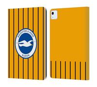 Head Case Designs Officially Licensed Brighton & Hove Albion F.C Away 2024/25 Badge Kit Leather Wallet Case Compatible With Apple iPad Air 11 2020/2022/2024/2025