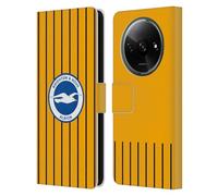 Head Case Designs Officially Licensed Brighton & Hove Albion F.C Away 2024/25 Badge Kit Leather Wallet Case Compatible With Xiaomi Redmi A3