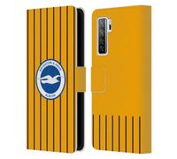 Head Case Designs Officially Licensed Brighton & Hove Albion F.C Away 2024/25 Badge Kit Leather Wallet Case Compatible With Huawei Nova 7 SE/P40 Lite 5G