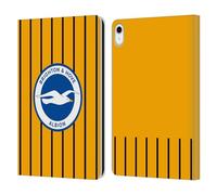 Head Case Designs Officially Licensed Brighton & Hove Albion F.C Away 2024/25 Badge Kit Leather Wallet Case Compatible With Apple iPad 10.9 2022/2025