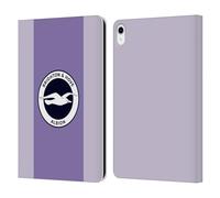 Head Case Designs Officially Licensed Brighton & Hove Albion F.C Away 2025/26 Badge Kit Leather Wallet Case Compatible With Apple iPad 10.9 2022/2025