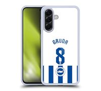 Head Case Designs Officially Licensed Brighton & Hove Albion F.C Brajan Gruda 2025/26 Players Home Kit Gel Case [Military Grade Protection] Compatible With Samsung Galaxy A56 5G