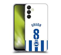 Head Case Designs Officially Licensed Brighton & Hove Albion F.C Brajan Gruda 2025/26 Players Home Kit Gel Case [Military Grade Protection] Compatible With Samsung Galaxy A25 5G