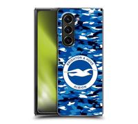 Head Case Designs Officially Licensed Brighton & Hove Albion F.C Camou Logo Hard Back Case Compatible With Samsung Galaxy Z Fold5