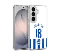 Head Case Designs Officially Licensed Brighton & Hove Albion F.C Danny Welbeck 2025/26 Players Home Kit Gel Case [Military Grade] Compatible with Samsung Galaxy S26 and Compatible with MagSafe