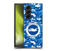 Head Case Designs Officially Licensed Brighton & Hove Albion F.C Digital Camou Logo Hard Back Case Compatible With Samsung Galaxy Z Fold5